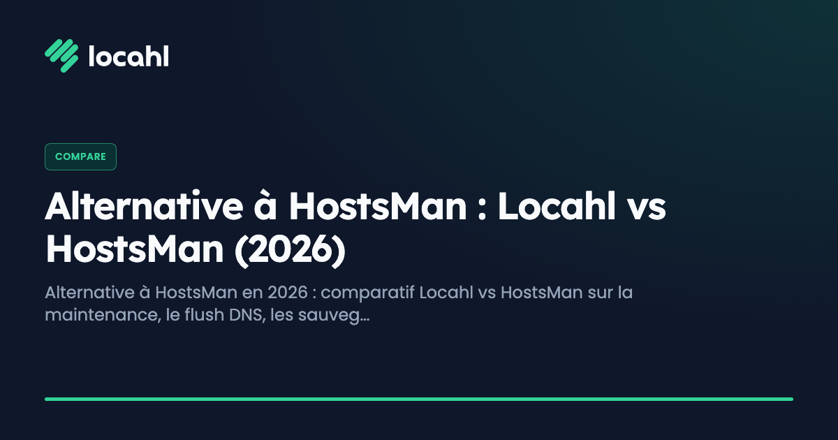 Alternative à HostsMan : Sleezr vs HostsMan (2026)